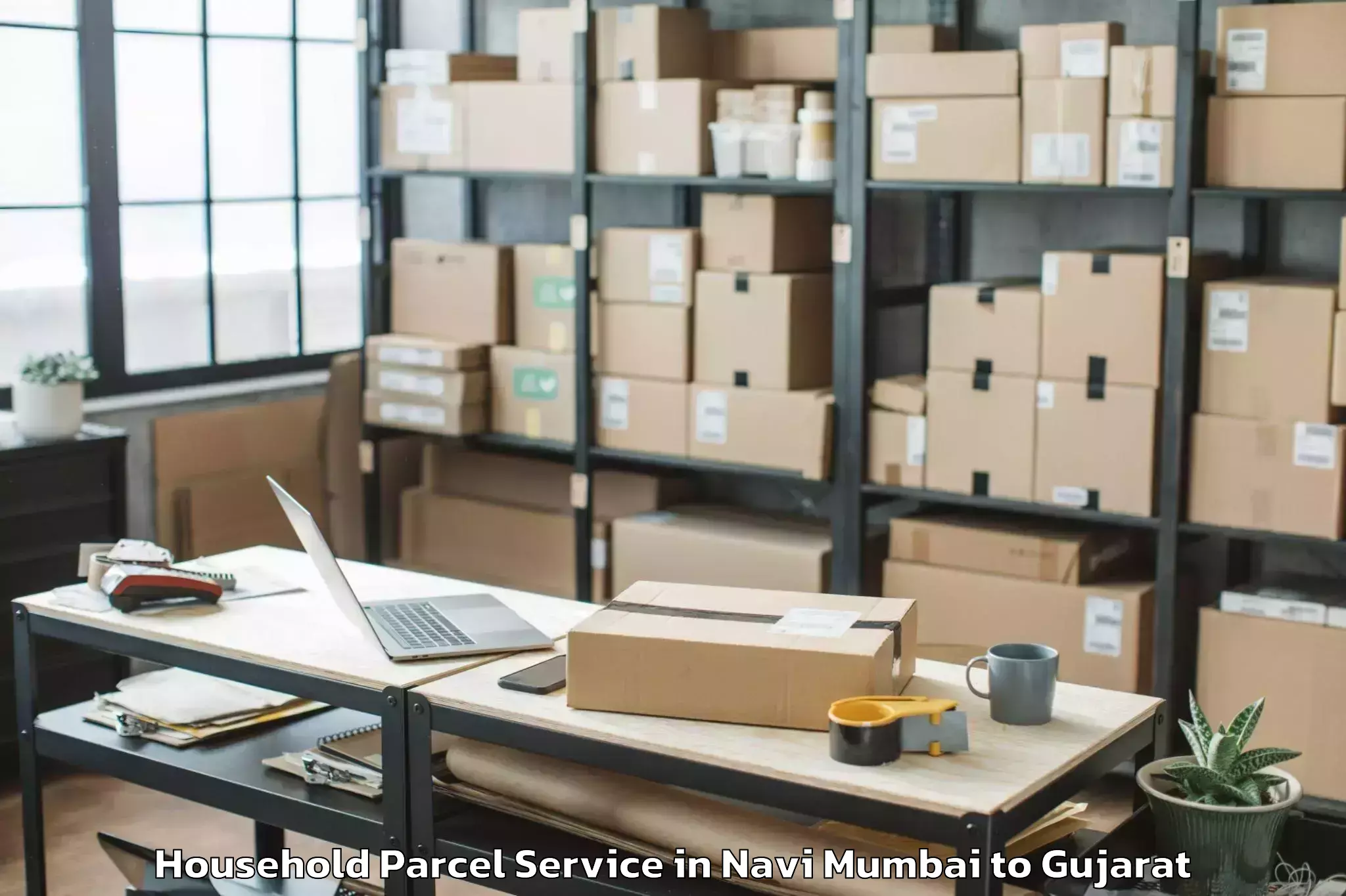 Expert Navi Mumbai to Deendayal Port Trust Household Parcel